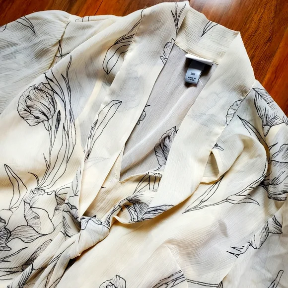 A New Day Cream Floral Dress - Size XS (NWOT) - Picture 5 of 13